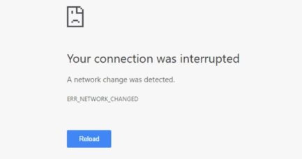 Como Corrigir Erro err_network_changed no Chrome