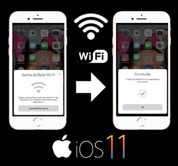 Como compartilhar sua senha WiFi rapidamente iOS 11